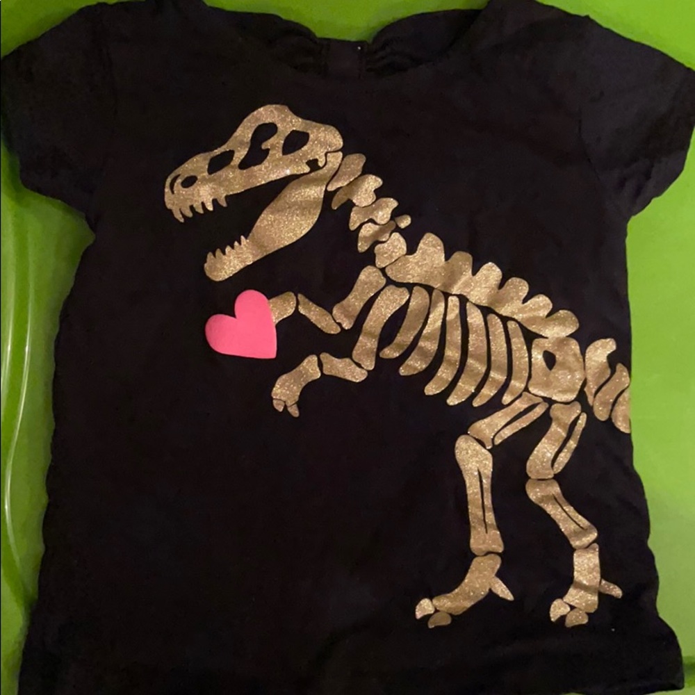 Carter’s sparkle Dinosaur Top